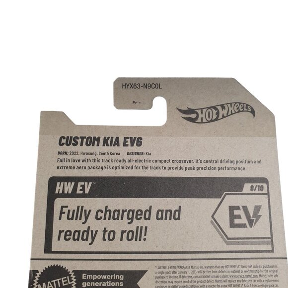 Hot Wheels Custom Kia EV6 Die-Cast 164 Scale Model New For 2025 HW EV 120250 - Picture 6 of 7